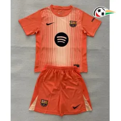 Camisa do Guarda-Redes Barcelona 2025/26 Infantil Laranja
