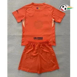 Camisa do Guarda-Redes Barcelona 2025/26 Infantil Laranja