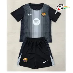 Camisa do Guarda-Redes Barcelona 2025/26 Infantil Preto