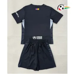 Camisa do Guarda-Redes Barcelona 2025/26 Infantil Preto