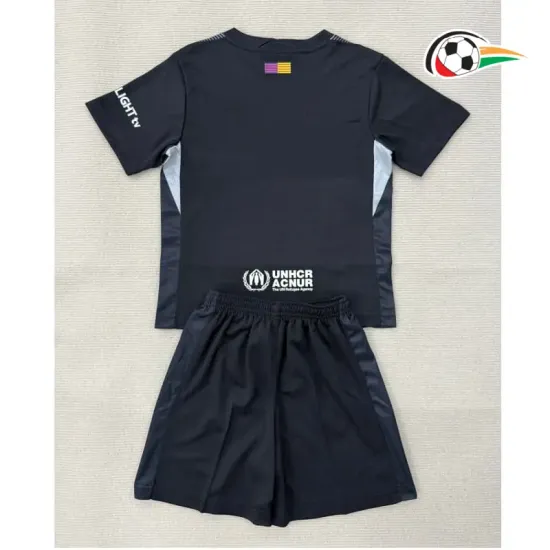 Camisa do Guarda-Redes Barcelona 2025/26 Infantil Preto