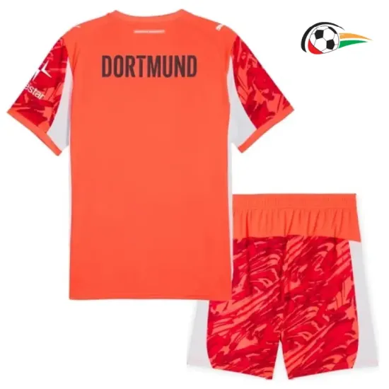 Camisa do Guarda-Redes Borussia Dortmund 2025/26 Infantil Laranja