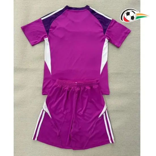 Camisa do Guarda-Redes Leeds United 2025/26 Infantil Roxo