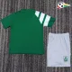 Camisa Liverpool Reserva 1991/92 Retrô Infantil Verde/Branco