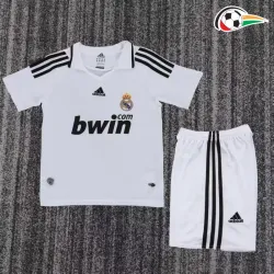 Camisa Real Madrid Titular 2008/09 Retrô Infantil Branco