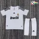 Camisa Real Madrid Titular 2008/09 Retrô Infantil Branco