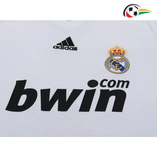 Camisa Real Madrid Titular 2008/09 Retrô Infantil Branco