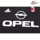 Camisa AC Milan Third 2000/01 Retrô Infantil Preto/Vermelho