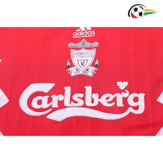 Camisa Liverpool Titular 1993/95 Retrô Infantil Vermelho