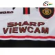 Camisa Manchester United Reserva 1998/99 Retrô Infantil Branco