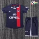 Camisa PSG Titular 2001/02 Retrô Infantil Azul Marino
