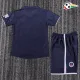 Camisa PSG Titular 2001/02 Retrô Infantil Azul Marino