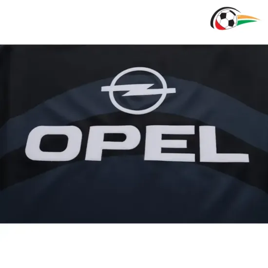 Camisa PSG Third 2001/02 Retrô Infantil Preto/Azul