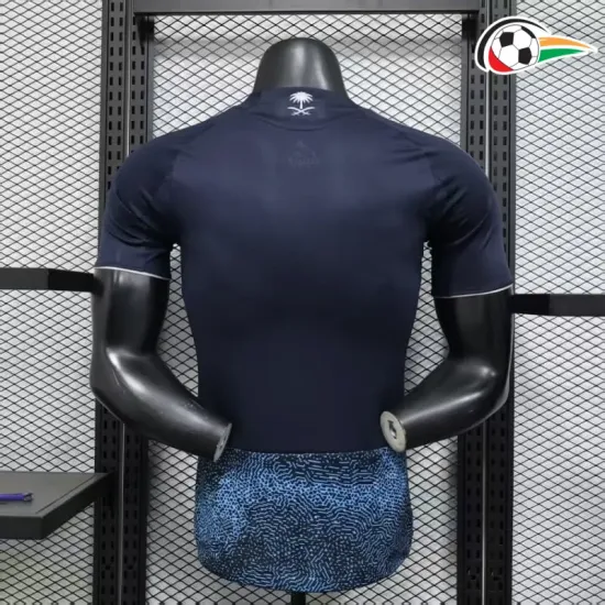 Camisa Al Nassr Reserva 2025/2026 Versão Jogador Azul