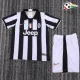 Camisa Juventus Titular 2014/15 Retrô Infantil Branco/Preto