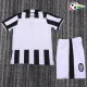 Camisa Juventus Titular 2014/15 Retrô Infantil Branco/Preto