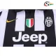 Camisa Juventus Titular 2014/15 Retrô Infantil Branco/Preto
