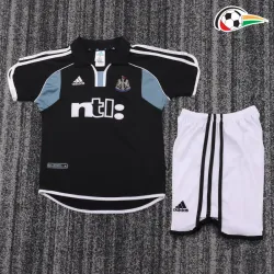 Camisa Newcastle United Reserva 2000/01 Retrô Infantil Preto