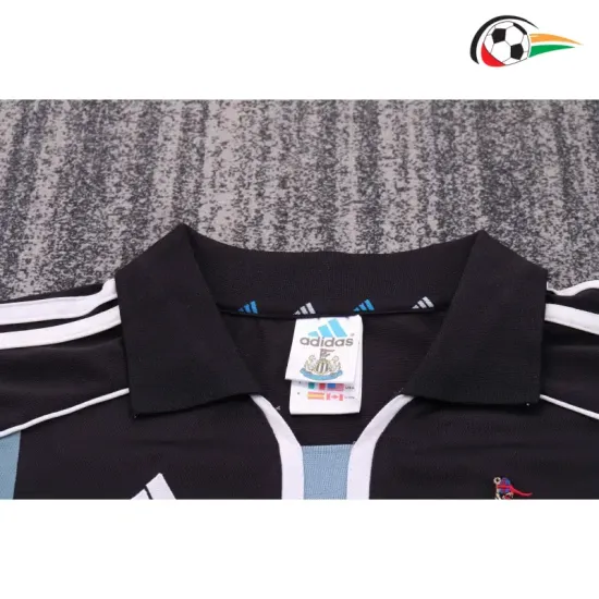 Camisa Newcastle United Reserva 2000/01 Retrô Infantil Preto