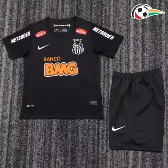 Camisa Santos FC 2013/14 Retrô Infantil Preto