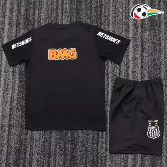 Camisa Santos FC 2013/14 Retrô Infantil Preto