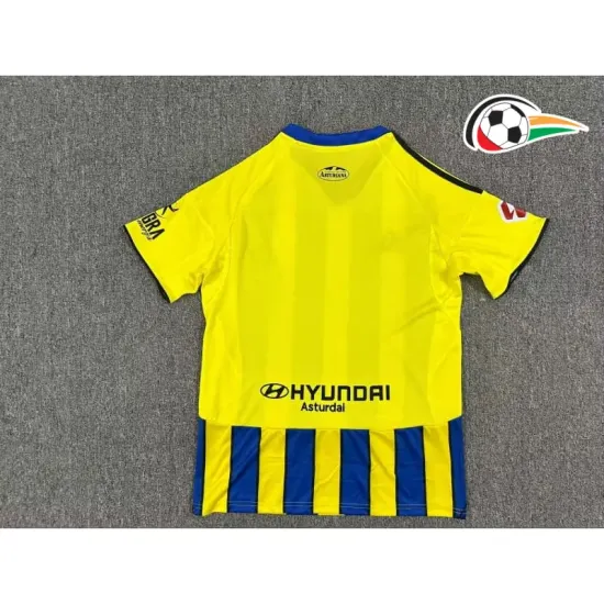 Camisa Real Oviedo Reserva 2025/26 com Patch da La Liga Azul/Amarelo