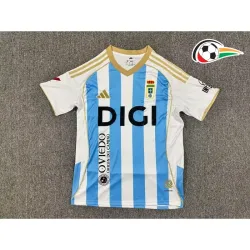 Camisa Real Oviedo Third 2025/26 com Patch da La Liga Azul/Branco