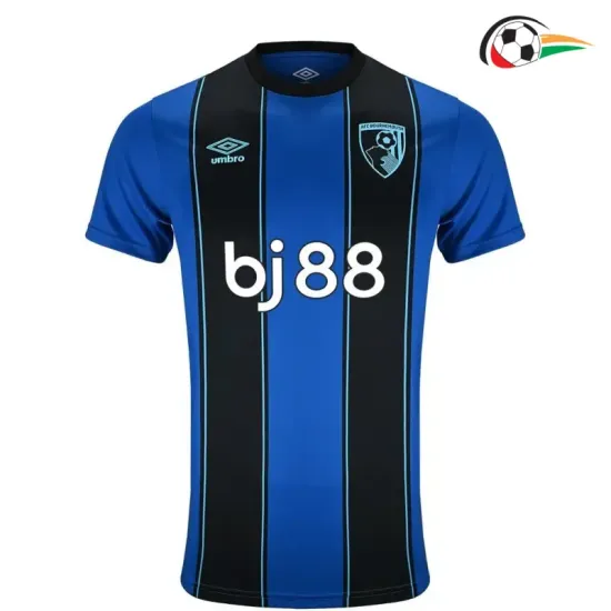 Camisa AFC Bournemouth Reserva 2025/26 Azul/Preto