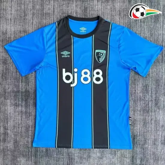 Camisa AFC Bournemouth Reserva 2025/26 Azul/Preto