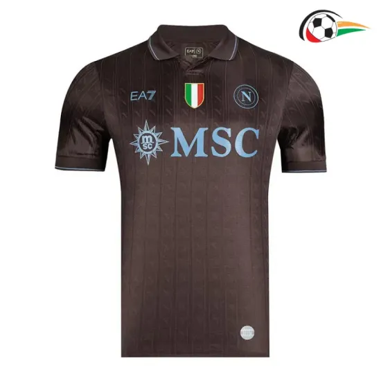 Camisa Napoli Third 2025/26 Preto