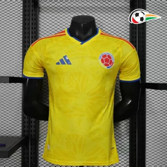 Camisa Colombia 2026 Versão Jogador Amarelo
