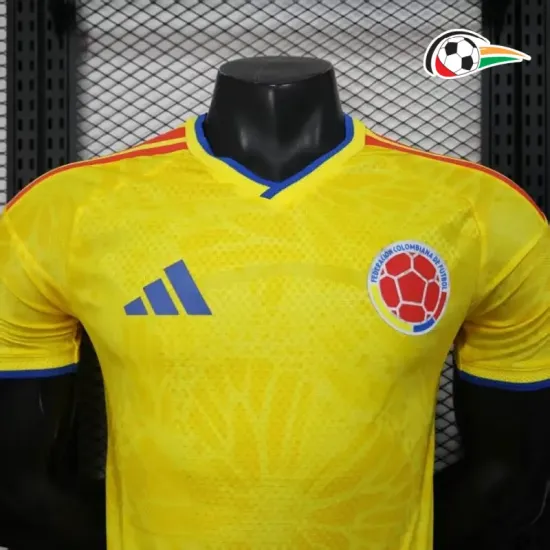 Camisa Colombia 2026 Versão Jogador Amarelo