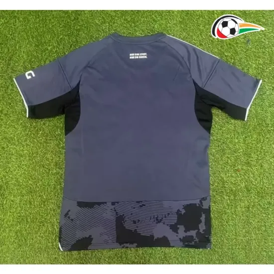 Camisa Eintracht Fráncfort Third 2025/26 Preto/Cinza