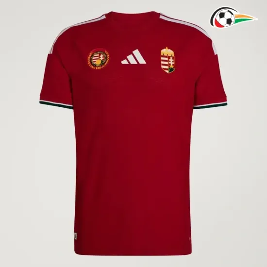 Camisa Hungría Home 2026 Vermelho