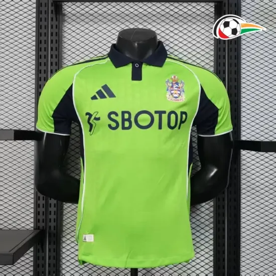 Camisa Fulham F.C. Reserva 2025/26 Versão Jogador Verde