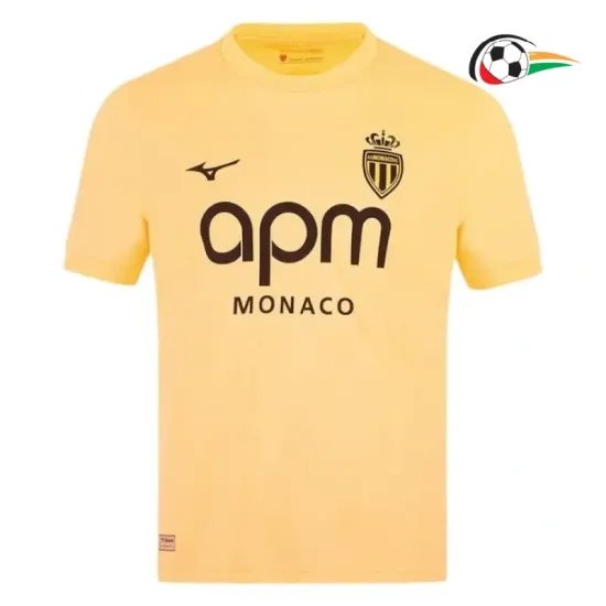 Camisa Monaco Third 2025/26 Amarelo Claro