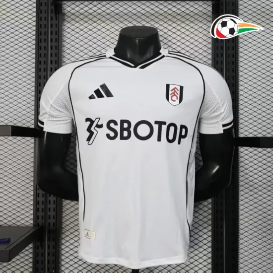 Camisa Fulham F.C. Titular 2025/26 Versão Jogador Branco