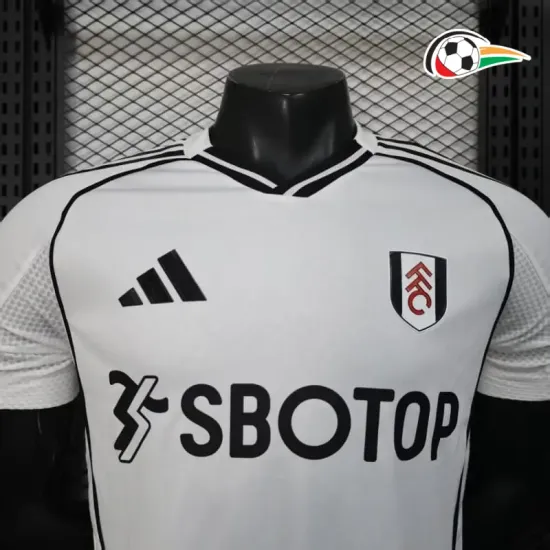 Camisa Fulham F.C. Titular 2025/26 Versão Jogador Branco