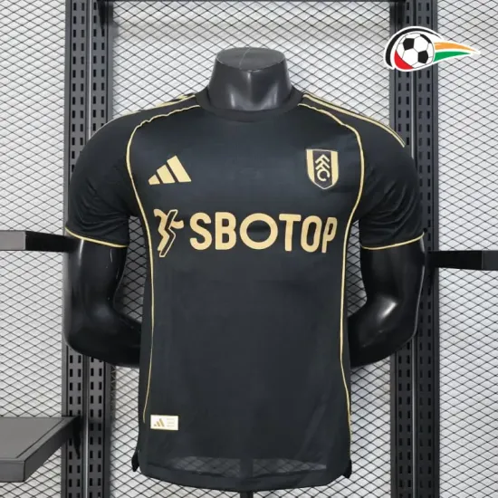 Camisa Fulham F.C. Third 2025/26 Versão Jogador Preto