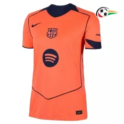 Camisa Barcelona Third 2025/26 Feminina Laranja
