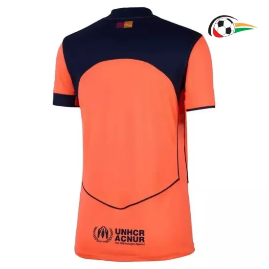 Camisa Barcelona Third 2025/26 Feminina Laranja