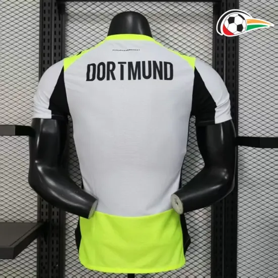 Camisa Borussia Dortmund Reserva 2025/2026 Versão Jogador Amarelo/Preto/Cinza