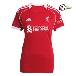 Camisa Liverpool Third 2025/26 Feminina Vermelho