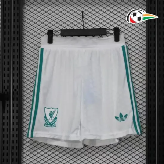 Shorts Liverpool Third 2025/26 Versão Jogador Branco