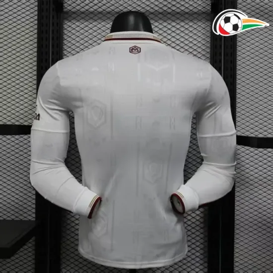 Camisa Arsenal Third 2025/2026 Versão Jogador ML Branco