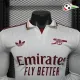 Camisa Arsenal Third 2025/2026 Versão Jogador ML Branco