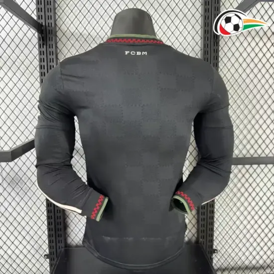 Camisa Bayern Múnich Third 2025/2026 Versão Jogador ML Preto