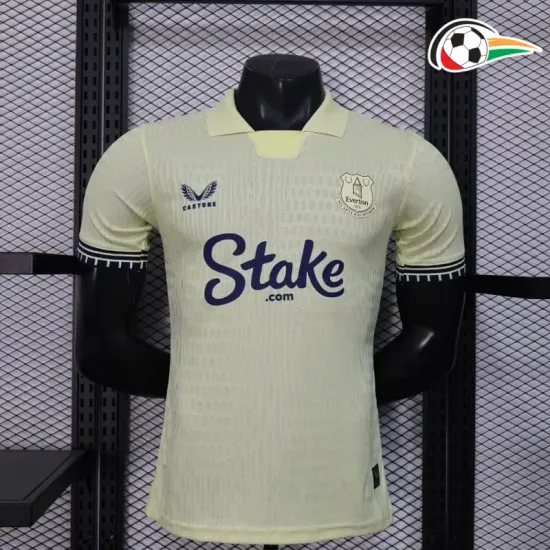 Camisa Everton FC Reserva 2025/2026 Versão Jogador Bege