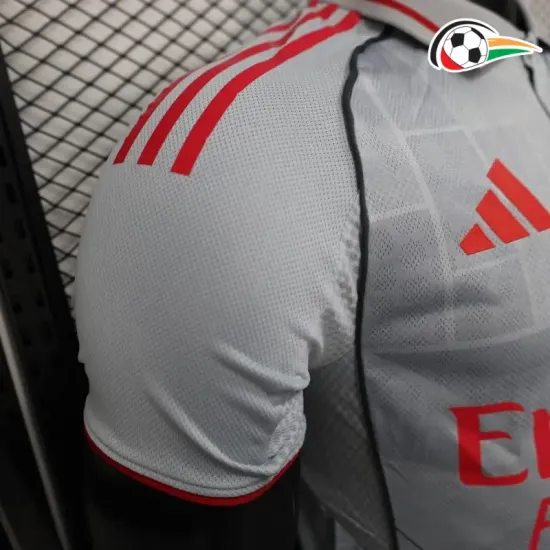 Camisa Olympique De Lyon Third 2025/2026 Versão Jogador Cinza