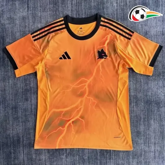 Camisa AS Roma Reserva 2025/2026 Laranja